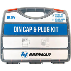 DIN CAP&PLUG HEAVY SER STL KIT