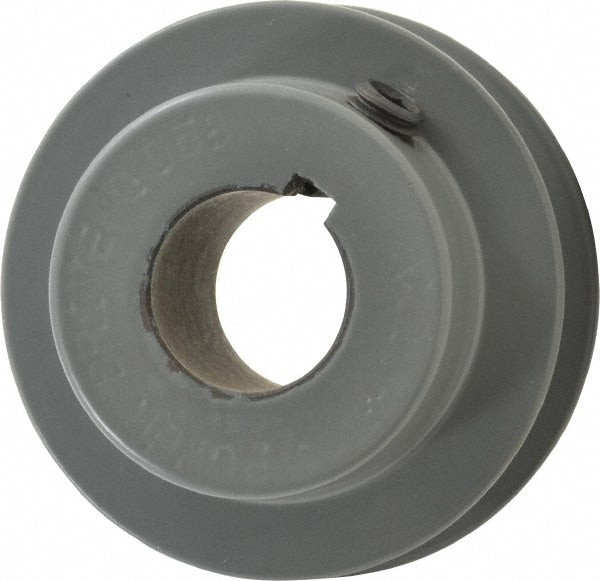 3/4" Bore Diam, 2.2" OD, Finished Bore Single Groove Sheave