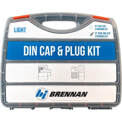 DIN CAP&PLUG LT DUTY STL KIT