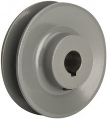 5/8" Bore Diam, 3.35" OD, Finished Bore Single Groove Sheave