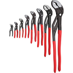 Plier Sets; Plier Type Included: Cobra Water Pump Pliers; Container Type: None; Handle Material: Plastic, Non-Slip Plastic; Includes: 87 01 180, 87 01 400 US, 87 01 150, 87 01 250, 87 01 125, 87 00 100, 87 01 300, 87 01 560 US; Insulated: No; Tether Style