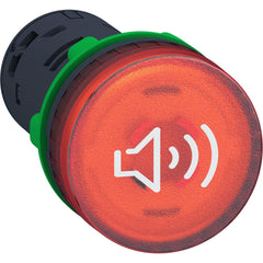 Sirens & Alarms; Product Type: Illuminated Buzzer; Minimum Noise Level: 0; Maximum Noise Level: 90; Minimum Adjustable Output: 0; Maximum Adjustable Output: 90; Voltage: 110.00, 120.00; Amperage: 0.0200