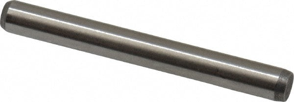 Dowel Pin: 1/8" Dia, 1-1/8" OAL, Stainless Steel, Grade 416, Passivated Finish