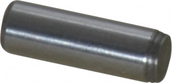 Dowel Pin: 1/8" Dia, 3/8" OAL, Stainless Steel, Grade 416, Passivated Finish