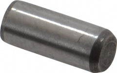 Dowel Pin: 5/32" Dia, 3/8" OAL, Stainless Steel, Grade 416, Passivated Finish