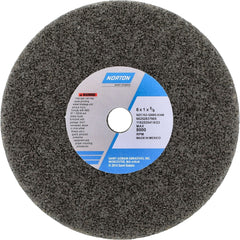 Surface Grinding Wheel: 6" Dia, 1" Thick, 5/8" Arbor, 162 Grit