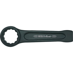 Slogging Box End Wrench: 4-1/2", 12 Point, Single End