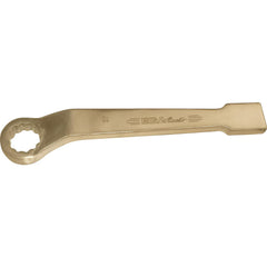 Slogging Box End Wrench: 1-1/2", 12 Point, Single End