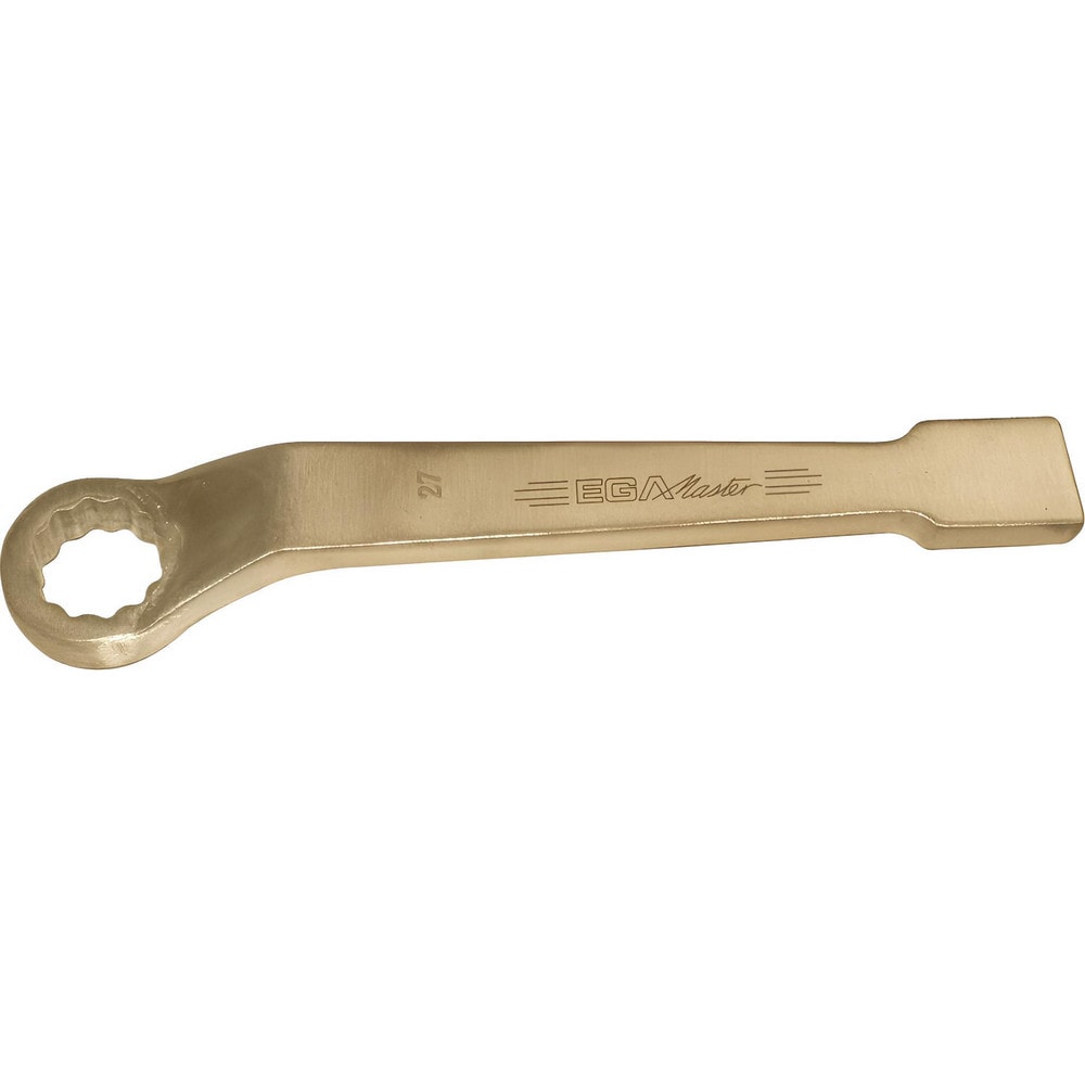 Slogging Box End Wrench: 2-1/2", 12 Point, Single End