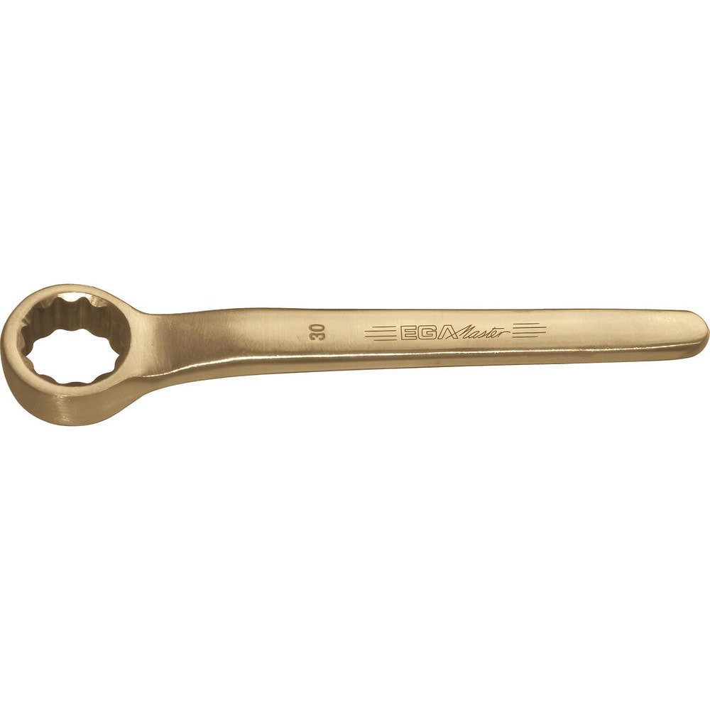 Offset Box End Wrench: 22 mm, 12 Point, Single End