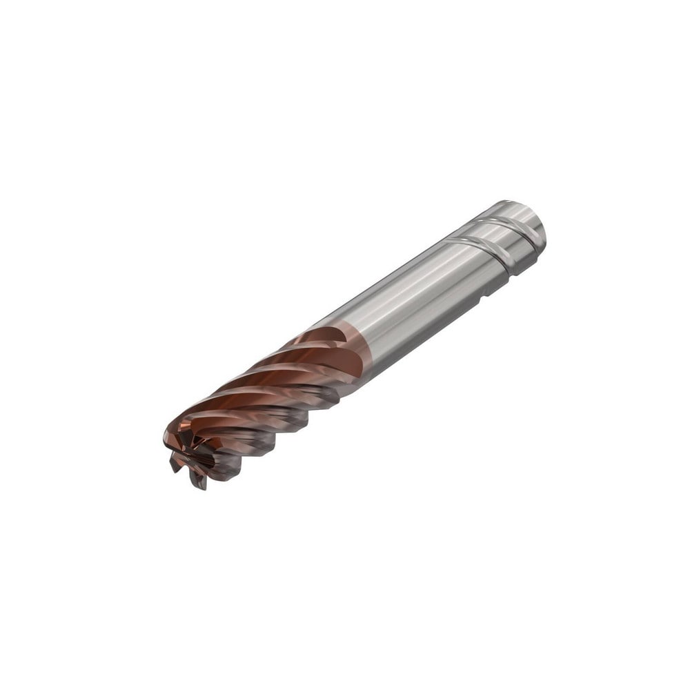 Corner Radius End Mill: 25.00 mm Dia, 50.00 mm LOC, 3.00 mm Radius, 6 Flute, Solid Carbide