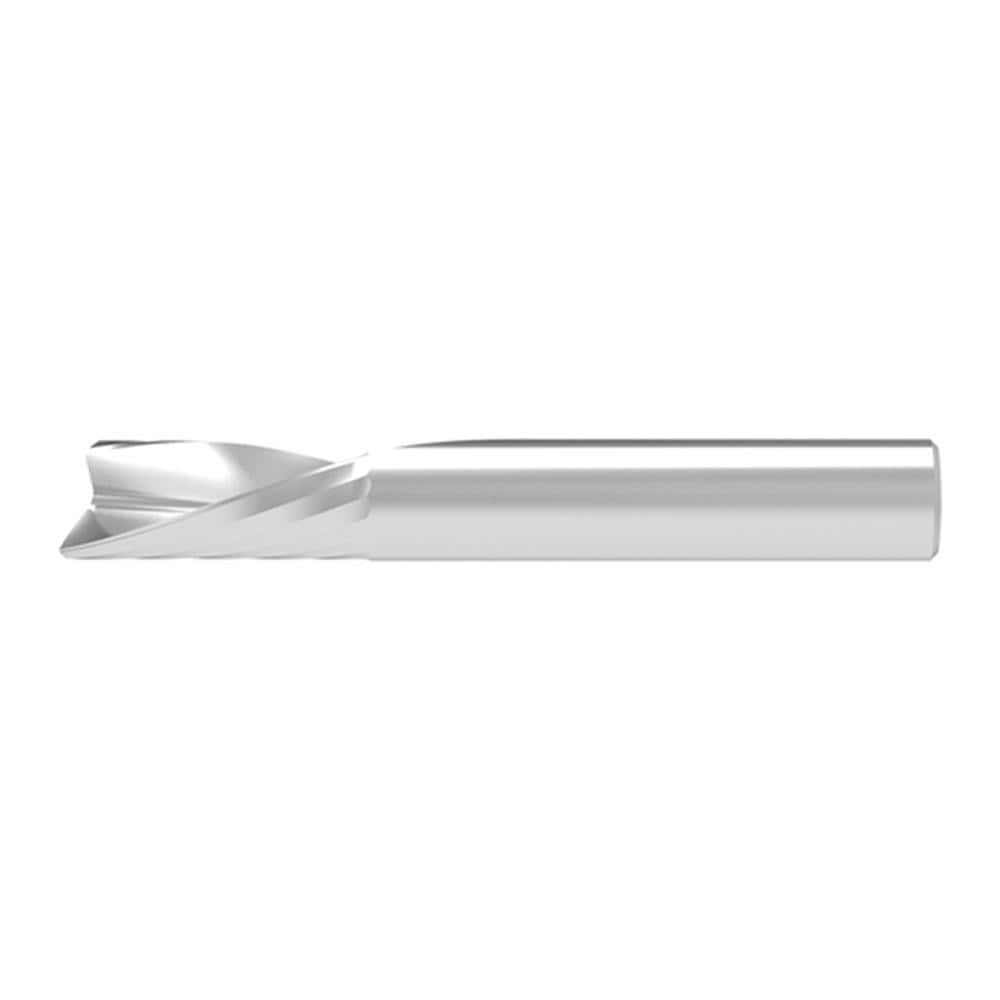 Corner Chamfer End Mill: 18.00 mm Dia, 35.00 mm LOC, 1 Flute, 0.08 mm Chamfer Width, Solid Carbide