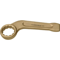 Slogging Box End Wrench: 32 mm, 12 Point, Single End