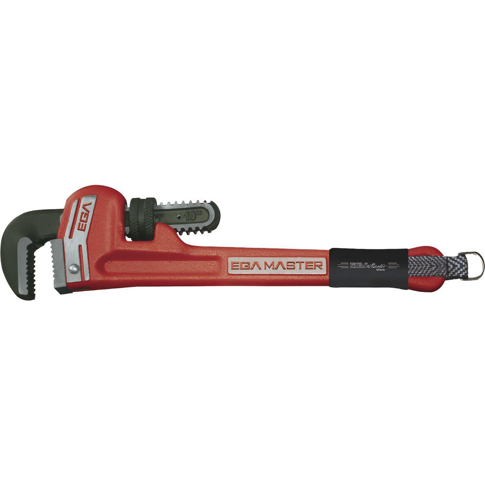 Pipe Wrenches; Wrench Type: Heavy-Duty Pipe; Maximum Pipe Capacity (Inch): 1-1/2; Overall Length (Inch): 10; Material: Ductile Iron; Jaw Texture: Serrated