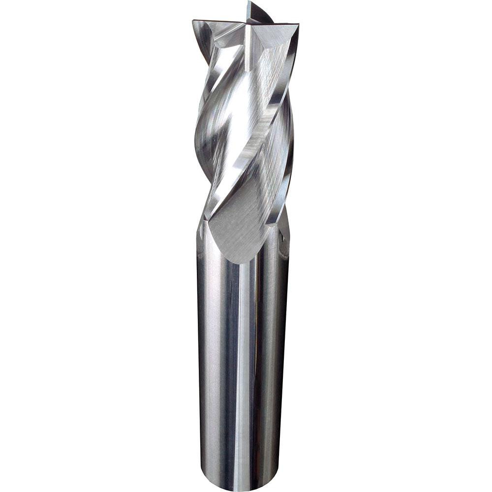 Square End Mill: 0.3150" Dia, 0.7000" LOC, 4 Flute, Solid Carbide