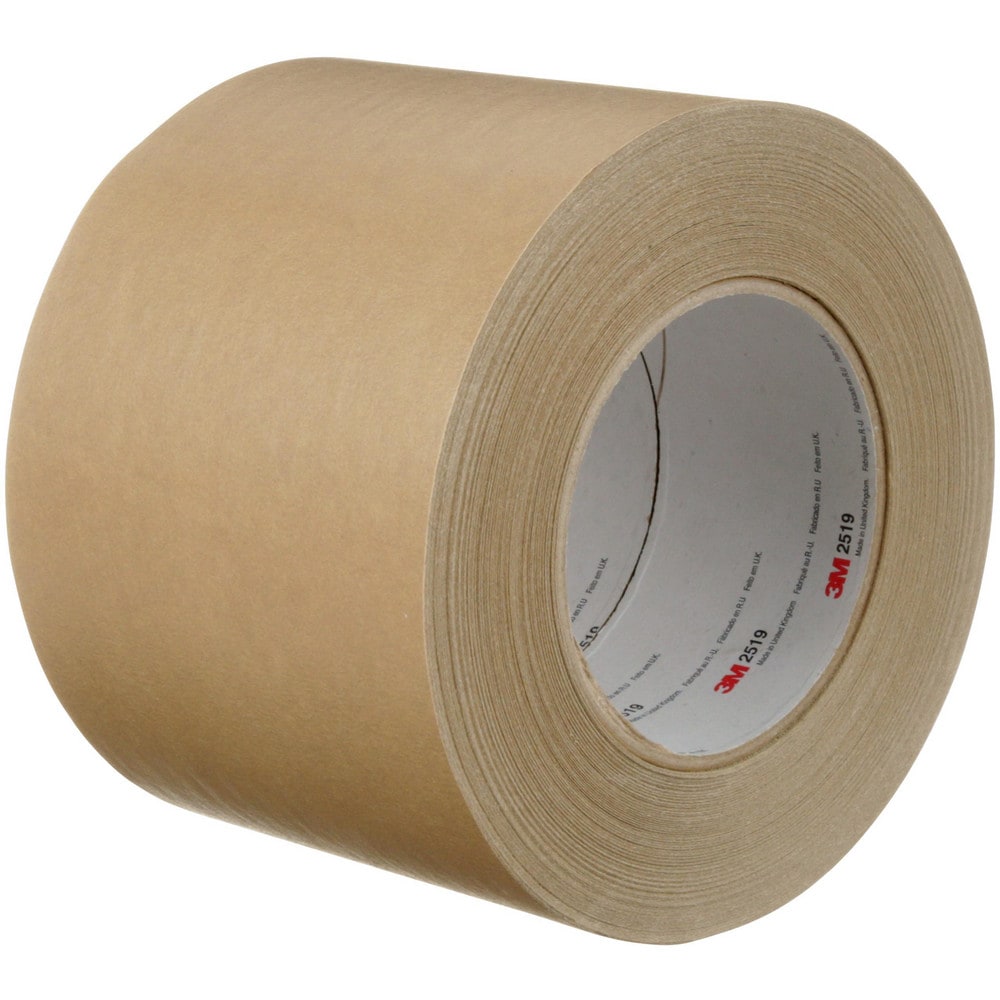 Paper Splicing Tape; Material Type: Paper; Width (mm): 3.937 in, 100 mm; Length (Meters): 59.000; Color: Tan