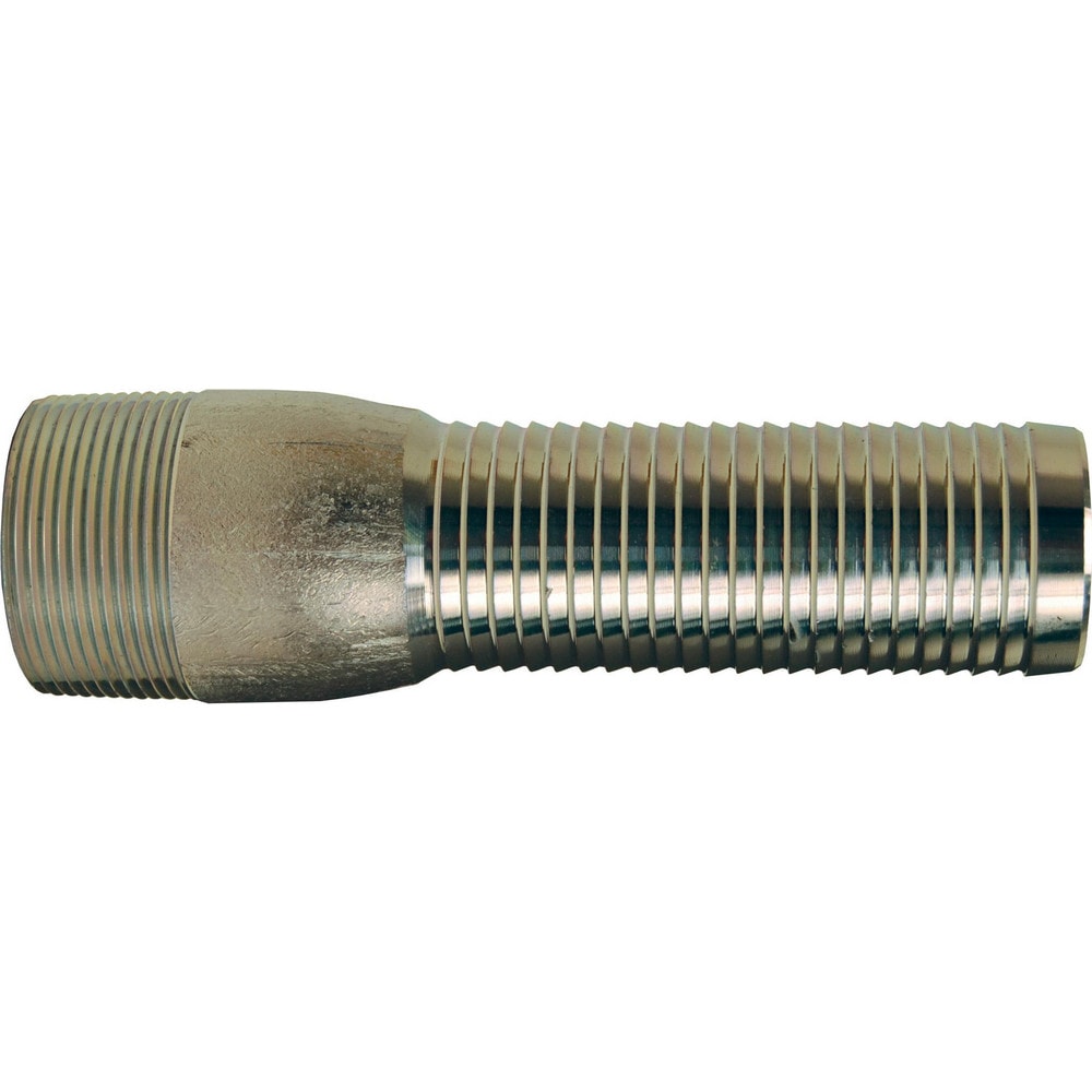 Suction & Discharge Hose Couplings; Type: Super King Long Shank Hose Coupling; Coupling Type: Long Shank x MNPT; Coupling Descriptor: Male NPT Coupling; Material: Plated Steel; Coupler Size (Fractional Inch): 2; Thread Size: 2; Hose Size: 2