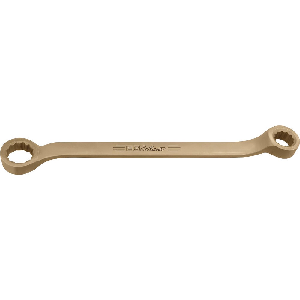 Offset Box End Wrench: 41 x 46 mm, 12 Point, Double End