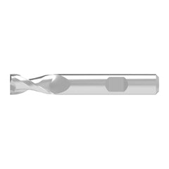 Corner Chamfer End Mill: 10.00 mm Dia, 20.00 mm LOC, 2 Flute, 0.15 mm Chamfer Width, Solid Carbide