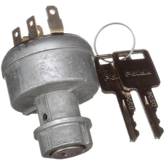 Automotive Switches; Switch Type: Ignition Switch-12v; Number Of Connections: 5; Contact Form: .25 Blade; Sequence: ACC-Off-On/ACC-Start; Amperage: 30; Voltage: 12; Color: Gray; Actuator Type: Key Manual