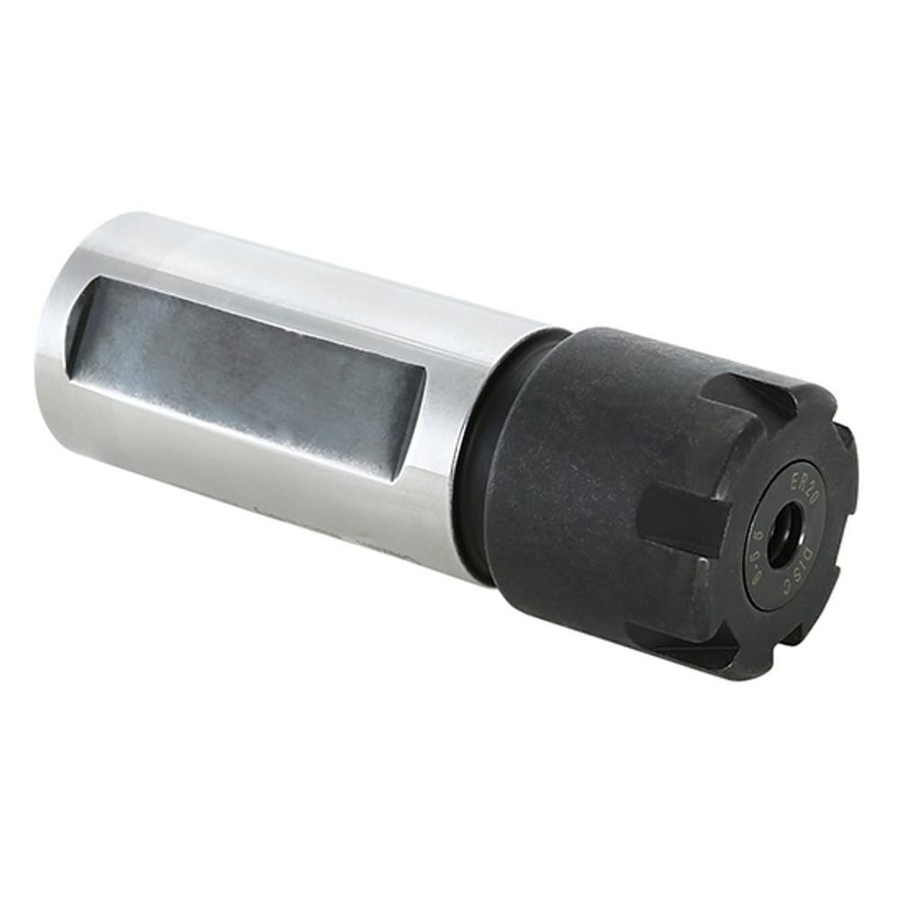 Collet Chuck: 0.5510" Capacity, ER Collet, 1.0000" Shank Dia, Straight Shank