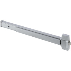 Push Bars; Material: Metal; Locking Type: Exit Device Only; Maximum Door Width: 3 ft; Finish/Coating: Aluminum Painted; Minimum Door Width: 2.58 ft