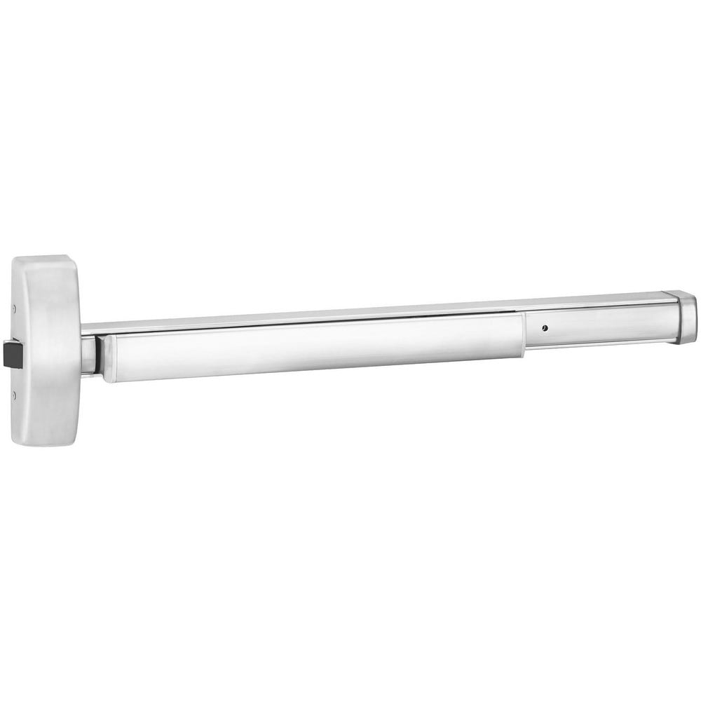 Push Bars; Material: Metal; Locking Type: Exit Device Only; Maximum Door Width: 3 ft; Finish/Coating: Satin Stainless Steel; Minimum Door Width: 3 ft