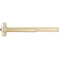 Push Bars; Material: Metal; Locking Type: Exit Device Only; Maximum Door Width: 3 ft; Finish/Coating: Satin Brass; Minimum Door Width: 2.33 ft