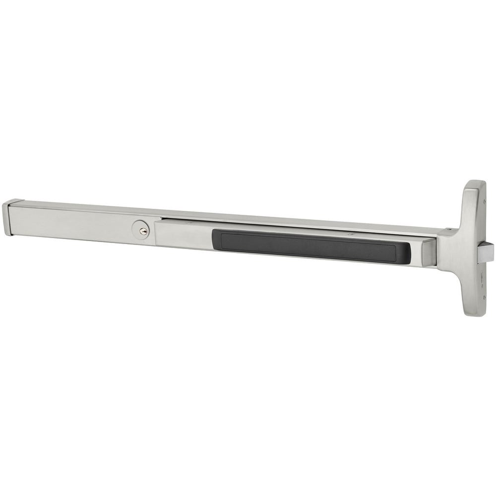 Push Bars; Material: Metal; Locking Type: Exit Device Only; Maximum Door Width: 3 ft; Finish/Coating: Satin Stainless Steel; Minimum Door Width: 2.75 ft