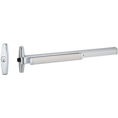 Push Bars; Material: Metal; Locking Type: Exit Device Only; Maximum Door Width: 3 ft; Finish/Coating: Satin Chrome; Minimum Door Width: 2.17 ft