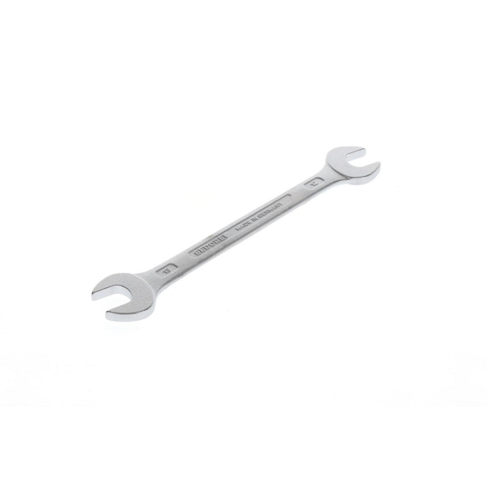 Open End Wrenches; Head Type: Flat; Wrench Size: 12 x 13 mm; Material: Vanadium Steel; Finish: Chrome