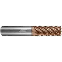 Corner Radius End Mill: 1/2" Dia, 1-5/8" LOC, 0.0150" Radius, 3 Flute, Solid Carbide