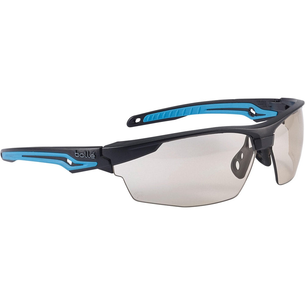 Safety Glasses: Anti-Fog & Anti-Scratch, Polycarbonate, Copper Lenses, Half-Framed