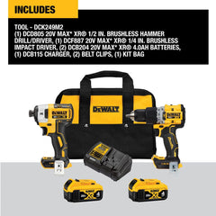 Brand: DeWALT / Part #: DCK249M2