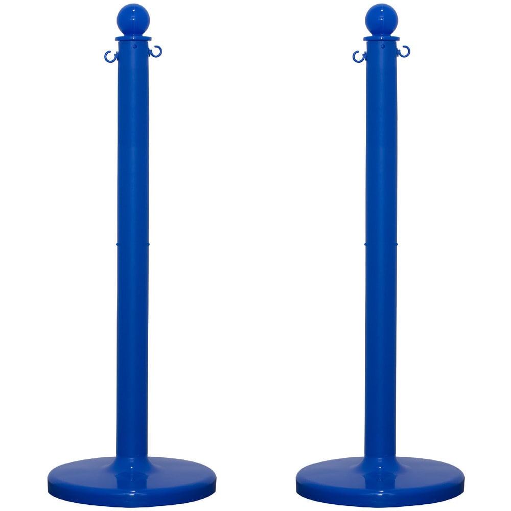 Barrier Posts; Post Type: Standard Post; Post Material: Polyethylene, Plastic; Base Material: Plastic; Surface Style: Solid Color