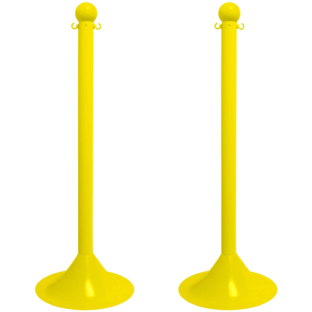 Barrier Posts; Post Type: Standard Post; Post Material: Polyethylene, Plastic; Base Material: Plastic; Surface Style: Solid Color