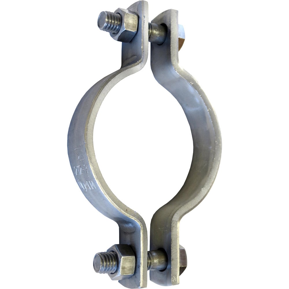 Pipe & Cable Clamps; Clamp Type: Medium Pipe Clamp; Clamp Color: Gray; Material: Carbon Steel; Nominal Pipe Size: 5