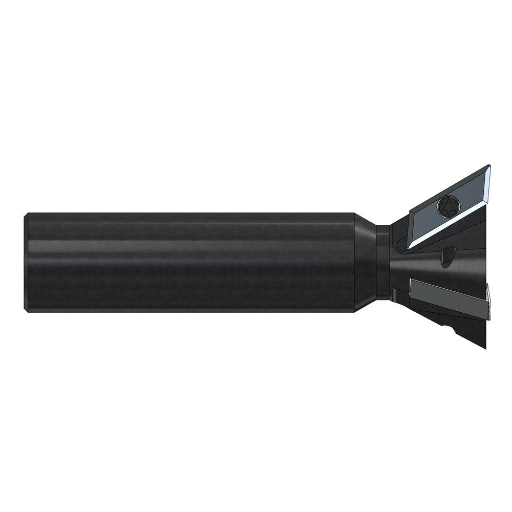 Indexable Dovetail Cutters; Included Angle: 60.00; Cutting Diameter: 3.0000 in; Maximum Depth Of Cut: 0.6000 in; Shank Type: Cylindrical; Shank Diameter: 1.2500; Compatible Insert Style: Di60L; Compatible Insert Size Code: Di60L; Through Coolant: No