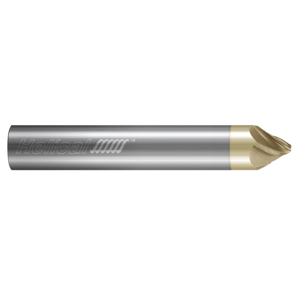 Chamfer Mill: 3/4" Dia, 3/4" Shank Dia, 60.00 deg, 5 Flute, Solid Carbide, Single End