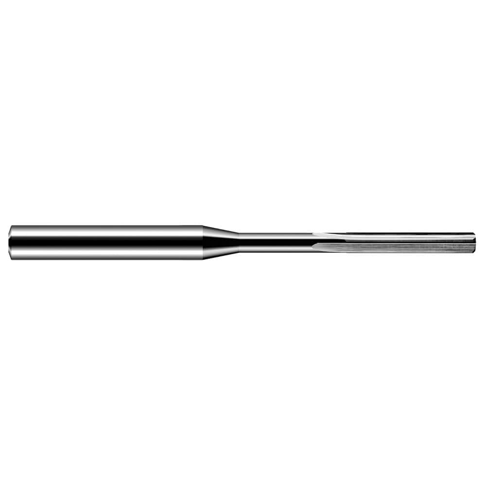 Chucking Reamer: 3.95mm Dia, 100.00mm OAL, 22.00mm Flute Length, Straight-Cylindrical Shank, Solid Carbide