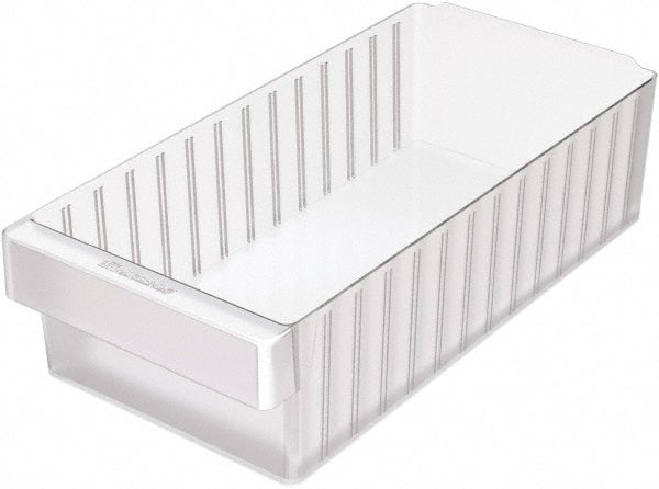 Plastic Drawer Bin: Clear