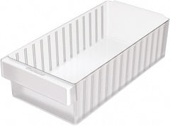 Plastic Drawer Bin: Clear