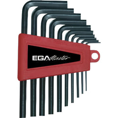 Hex Key Sets; Tool Type: Hexagonal Key; Handle Type: L-Handle; Hex Size Range (Inch): 1/16 - 3/8