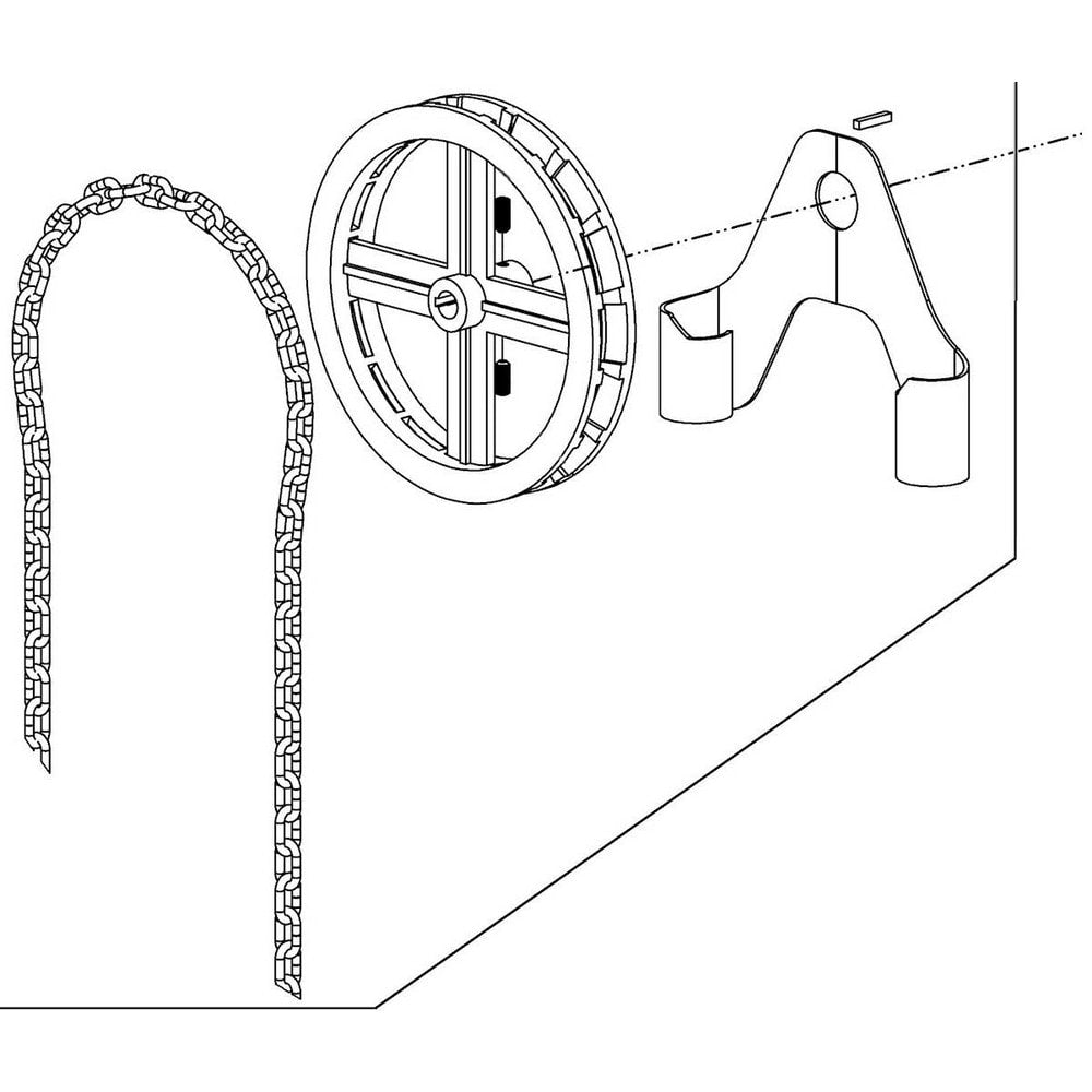 Drum & Tank Accessories; Accessory Type: Chain Wheel Kit; For Use With: Morse 285GR Series; Material: Metal