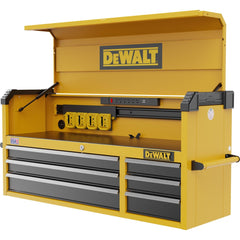 Bases & Risers & Add-Ons; Load Capacity (Lb.): 100.000; Load Capacity (Lb.): 100; For Use With: Dewalt Workshop Storage System; Overall Height (Inch): 28; Material: Steel; Color: Yellow; Number Of Drawers: 6.000; Overall Depth (Decimal Inch): 42.0000; Ove