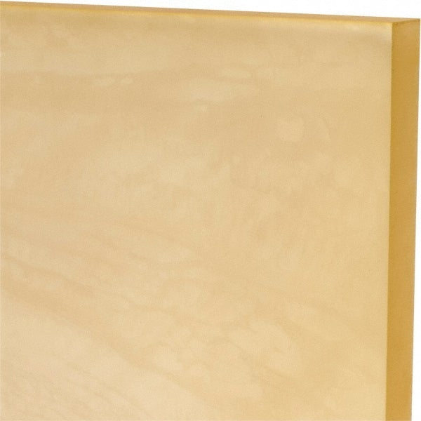 Plastic Sheet: Polyurethane, 3/8" Thick, 48" Wide, 2' Long, Natural