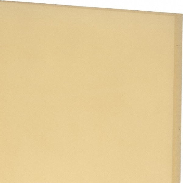 Plastic Sheet: Polyurethane, 3/8" Thick, 48" Wide, 2' Long, Natural