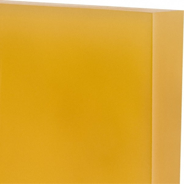 Plastic Sheet: Polyurethane, 1" Thick, 48" Wide, 2' Long, Natural