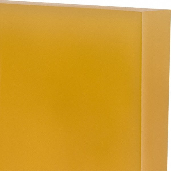 Plastic Sheet: Polyurethane, 1" Thick, 24" Wide, 1' Long, Natural