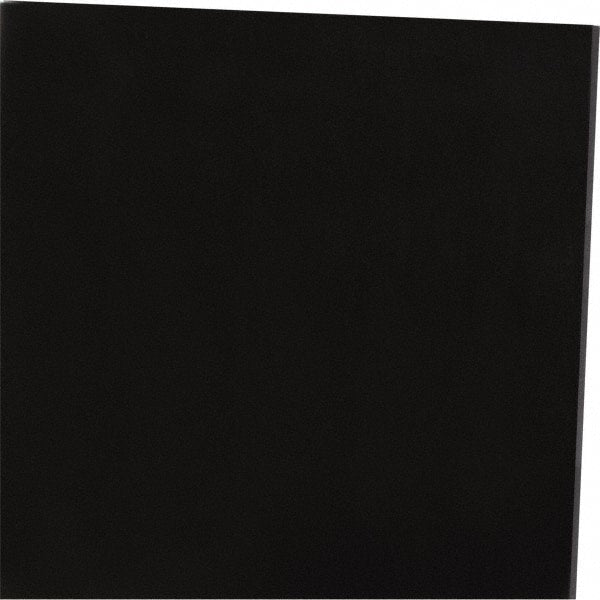 Plastic Sheet: Polyurethane, 1/16" Thick, 24" Wide, 2' Long, Black